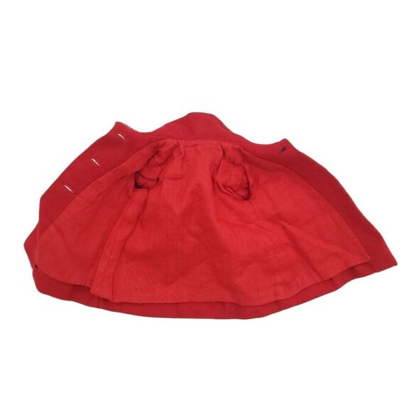 Vintage Cissy Doll Red Lined‎ Wool Coat Jacket Madame Alexander *See Desc - Picture 7 of 10